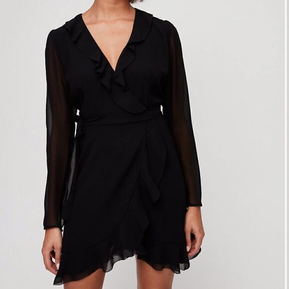 WILFRED - Ruffle Wrap Dress - Picture 7 of 10